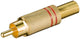 Goobay 11280 kabelsamler RCA Guld, Rød