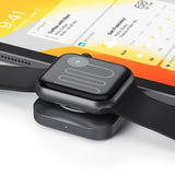 Satechi ST-TCMCAWM Smart bærbart (wearable) tilbehør Opladerstativ Sort, Sølv, Hvid Aluminium