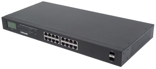 Intellinet 561259 netværksswitch Ikke administreret Gigabit Ethernet (10/100/1000) Strøm over Ethernet (PoE) Sort