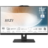 MSI Modern AM242TP 1M-1230EU Intel Core 3 100U 60,5 cm (23.8") 1920 x 1080 pixel Berøringsskærm All-in-One PC 8 GB DDR5-SDRAM 256 GB SSD Windows 11 Pro Wi-Fi 6E (802.11ax) Sort