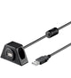 Goobay USB2.0 - USB2.0, 0.6m USB-kabel 0,6 m USB A 0,48 Gbit/sek. Sort