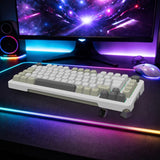 Inca IKG-455 tastatur Spil USB + RF Wireless + Bluetooth QWERTY Tysk Hvid