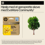 HP Original 924e EvoMore-blækpatron, gul