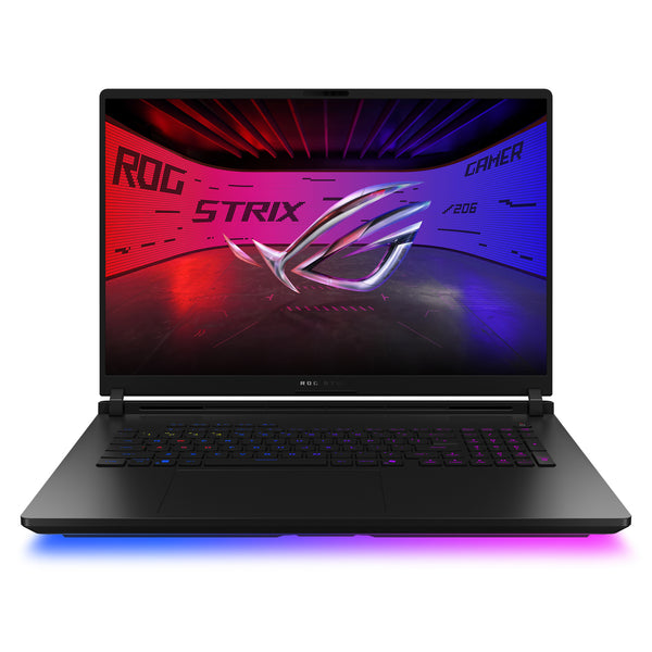 ASUS ROG Strix SCAR 18 G835LXG-TQ378W Intel Core Ultra 9 290HX Plus Laptop 45,7 cm (18") WQUXGA 64 GB DDR5-SDRAM 4 TB SSD NVIDIA GeForce RTX 5090 Wi-Fi 7 (802.11be) Windows 11 Home Sort QWERTZ Tysk