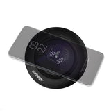 Bachmann 934.004 oplader til mobil enhed Mobiltelefon, Smartphone Sort USB Trådløs opladning Indendørs