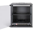 Digitus DN-49207-SET stativ 12U Vægmonteret stativ Sort