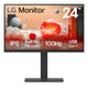 LG 24BA650 computerskærm 60,5 cm (23.8") 1920 x 1080 pixel Fuld HD LED Sort