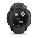 Garmin Instinct 2X Solar 2,79 cm (1.1") MIP 50 mm Digital 176 x 176 pixel Berøringsskærm Grafit GPS (satellit)