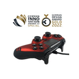 Lexip METALTECH Rød USB Gamepad Analog/digital PC, PlayStation 4
