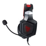 Savio SAVGH-FORGE hovedtelefoner/headset Ledningsført Spil Sort, Rød