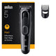 Braun HC5510 skæg- og hårtrimmer Sort 9 Nikkel-Metalhydrid (NiMH)