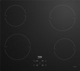 Beko HII64401QT Sort Indbygget 60 cm Zone induktionskogeplade 4 zone(s)