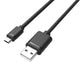UNITEK Y-C455GBK USB-kabel USB 2.0 2 m USB A Micro-USB B 0,48 Gbit/sek. Sort