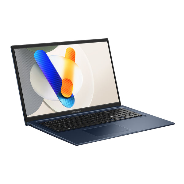 ASUS Vivobook 17 X1704VA-AU1232W Intel Core 7 150U Laptop 43,9 cm (17.3") Fuld HD 16 GB DDR5-SDRAM 1 TB SSD Wi-Fi 6 (802.11ax) Windows 11 Home Tysk Blå