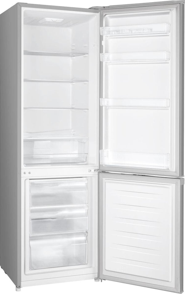 Gorenje Fritstående køle /fryseskab med en holdbar inverterkompressor til stabil køleydelse. CrispZone skuffen hjælper med at holde frugt og grøntsager friske i længere tid, mens LED belysning og elektronisk betjening gør hverdagen nemmere.