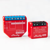 Shelly 1PM Mini Gen3 Intelligent kontakt 1P Rød