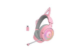 Razer Kraken Kitty V3 Pro - Quartz Headset Kabel & trådløs Spil USB Type-A Bluetooth Rose
