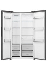 Hisense RS3P558NEFC side-by-side køle-fryseskab Fritstående 544 L Sort