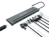 Conceptronic DONN17G dockingstation Ledningsført USB 3.2 Gen 1 (3.1 Gen 1) Type-C Grå