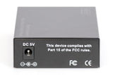 Digitus DN-82133 netværksomformer til medie 1000 Mbit/s 1550 nm Multitilstand, Enkeltilstand Sort