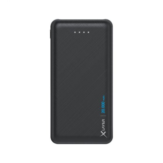 XLayer 217283 powerbank Lithium polymer (LiPo) 20000 mAh Sort