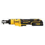 DeWALT DCF504L1G-QW elektrisk skiftenøgle 1/4" 250 rpm 54 Nm Sort, Gul 12 V