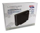 LC-Power LC-35U3-Becrux-C1 HDD kabinet Sort 3.5"