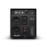 CyberPower PR750ELCDGR UPS-enhed Interaktivt indgangsstik 0,75 kVA 675 W 4 AC stikkontakt(er)