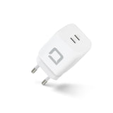DICOTA D31984 oplader til mobil enhed Tablet Hvid Vekselstrøm Hurtig opladning Indendørs