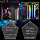 CAPTIVA Highend Gaming R88-873 AMD Ryzen™ 7 7800X3D 32 GB DDR5-SDRAM 2 TB SSD NVIDIA GeForce RTX 5080 Windows 11 Home Midi Tower PC Sort