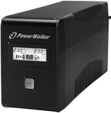 PowerWalker VI 850 LCD UPS-enhed Interaktivt indgangsstik 0,85 kVA 480 W