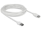DeLOCK 85202 USB-kabel USB 2.0 5 m USB A 0,48 Gbit/sek. Hvid