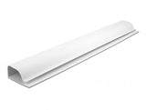 DeLOCK 20885 kabelorganisator Skrivebord Kabelkanal Hvid 2 stk
