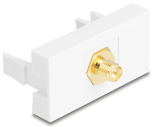 DeLOCK 90903 stikkontakt RP-SMA Hvid