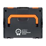 Brother ZPTOUCHLBOXXKOMPL transportkasse til udstyr Taske med hård skal Sort, Orange