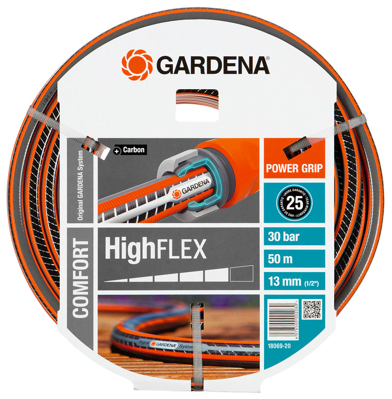 Gardena 18069-20 haveslange 50 m Sort, Grå, Orange