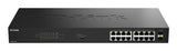 D-Link DGS-1018P Ikke administreret Gigabit Ethernet (10/100/1000) Strøm over Ethernet (PoE) Sort