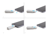 DeLOCK 20949 portblokering Micro-USB Blå 10 stk