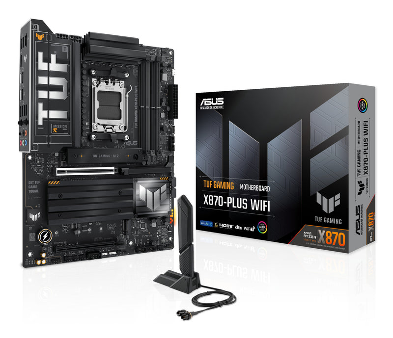 ASUS TUF GAMING X870-PLUS WIFI AMD X870 Sokkel AM5 ATX