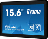 iiyama ProLite TF1633MSC-B1 computerskærm 39,6 cm (15.6") 1920 x 1080 pixel Fuld HD Berøringsskærm Sort