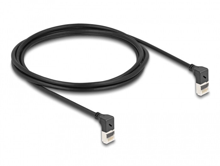 DeLOCK 80282 netværkskabel Sort 2 m Cat6a S/FTP (S-STP)