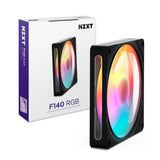 NZXT F140 RGB Computerkabinet Ventilator 14 cm Sort