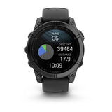 Garmin Fenix E 3,3 cm (1.3") AMOLED 47 mm Digital 416 x 416 pixel Berøringsskærm Sort Wi-Fi GPS (satellit)