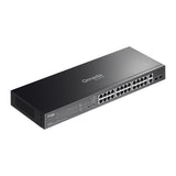 TP-Link ES228GP netværksswitch Administreret L2 Gigabit Ethernet (10/100/1000) Strøm over Ethernet (PoE) Sort