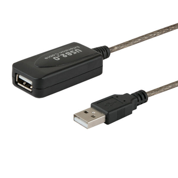 Savio CL-130 USB active port extension 10m 2.0-A male female - Digital/Daten interface-kort/adapter USB 2.0