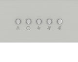 Gorenje WHU629ES/S Indbygget under Sølv 200 m³/t