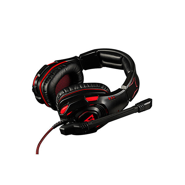Modecom VOLCANO GHOST Headset Ledningsført Spil Sort, Rød
