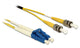 DeLOCK 84690 InfiniBand og fiberoptisk kabel 3 m 2x LC 2x ST Gul