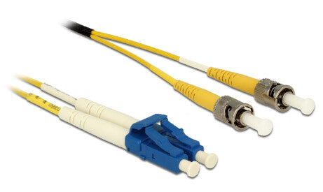 DeLOCK 84690 InfiniBand og fiberoptisk kabel 3 m 2x LC 2x ST Gul
