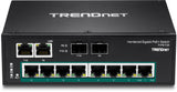 Trendnet TI-PG102 netværksswitch Ikke administreret Gigabit Ethernet (10/100/1000) Strøm over Ethernet (PoE) Sort